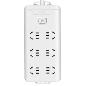 艾克盾多插位排插主动灭火接线板宿舍延长线插座面板新国标插排