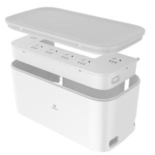 公牛收纳盒插座插排防触电插线板电源线理线隐形藏接线板卡通排插