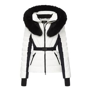 MACKAGE女士 ELITA 可拆卸毛领滑雪羽绒服外套上衣