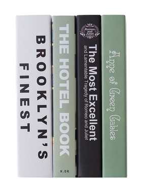 简约现代仿真书假书摆件