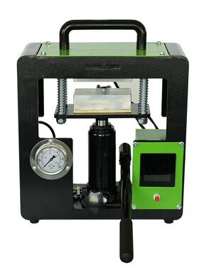 热压机可显示压力值松香机Rosin压榨萃取设备rosin press 7 tonns