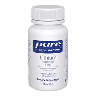 保税 Pure倍宜Lithium orotat 1mg乳清酸情绪健康乳清酸锂