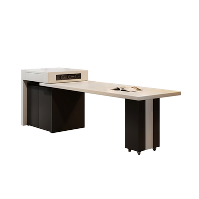 德利丰意式可伸缩岛台餐桌一体