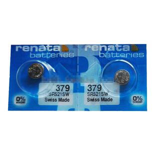 RENATA瑞士 379纽扣电池 氧化银 1.55V 纽扣电池 手表电池SR521SW