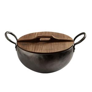 铁娃公社炖锅汤锅家用煲汤铁锅珐琅锅无涂层不粘锅纯手工熟铁锅