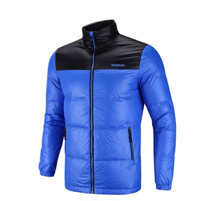 reebok锐步男子跑步运动羽绒服