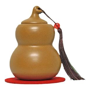 小号土陶葫芦罐摆件房屋缺角补角牌东北西南角摆放乾宫巽送五色石