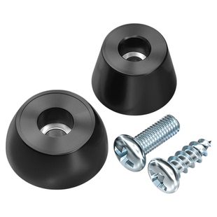 环保橡胶脚垫减震垫高圆型垫块塑料地脚橡皮锥形垫脚桌椅音箱脚钉