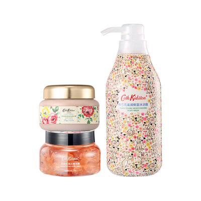 cathkidston沐浴露磨砂膏面膜3瓶