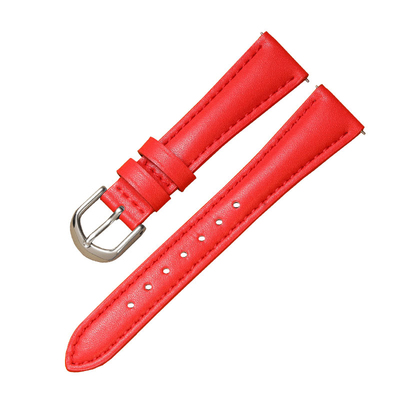 适用于华为手表GT4/6/5真牛皮表带Watch45柔软小蛮腰圣诞新年红色