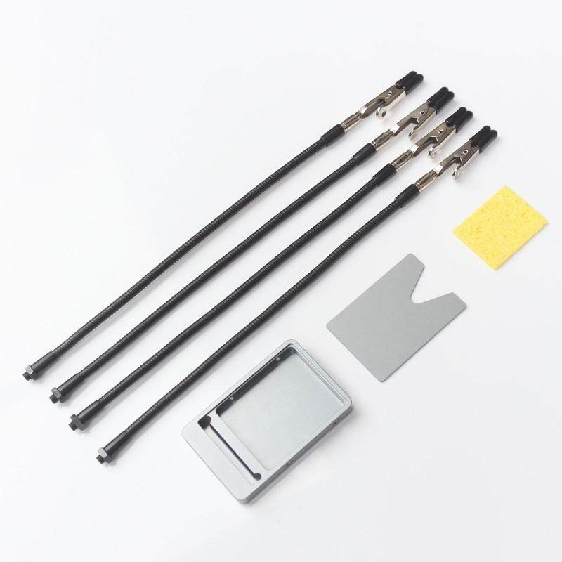 TS101电烙铁百变多功能支架TS80P电焊笔焊接夹子RGS65焊台烙铁架