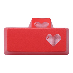 JKDK红色爱心 像素心 ABS透光个性键帽 ESC+回车OEM高度 替换字母