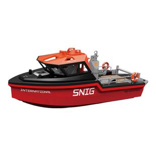 遥控救援船高速涡喷无刷玩具仿真电动拖船模型男孩子儿童生日礼物