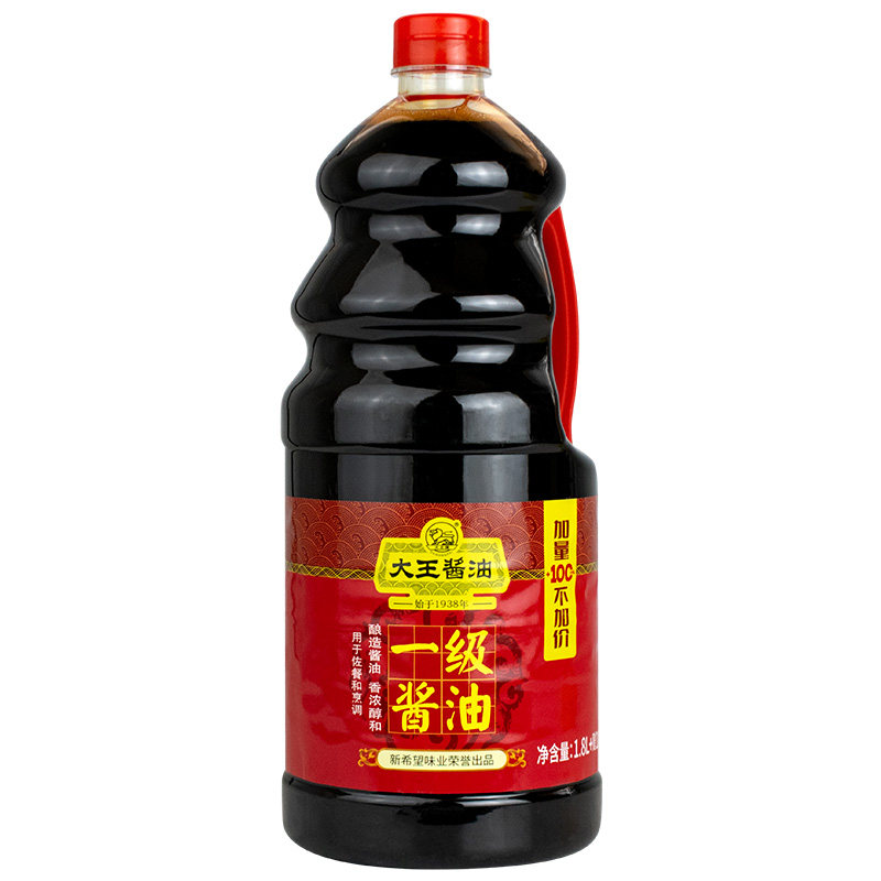 大王一级酱油1.8L四川特产酿造