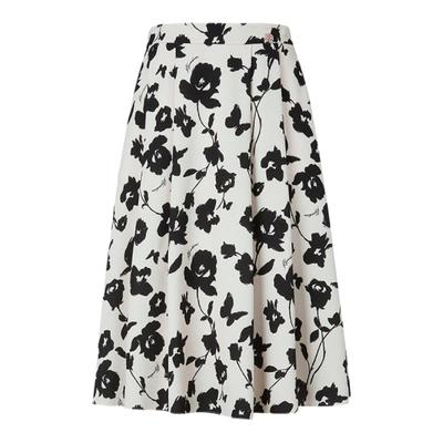 【蝶恋花境】Koradior珂莱蒂尔商场同款2025春新款气质印花半身裙