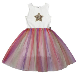 6折现货 美国Petite Hailey 儿童女童公主星星天鹅纱纱tutu连衣裙