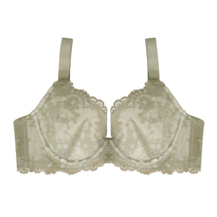 MsKKay调整型内衣收副乳防下垂三排扣软钢圈文胸薄款|2024年秋冬