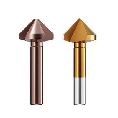 【超硬高钴】三刃沉孔90度倒角刀