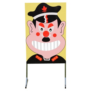 笑掉大牙游戏道具抛投球丢沙包摊位暖场活动儿童游乐设备摆摊景区