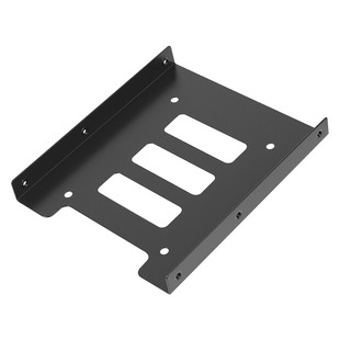 2.5转3.5寸硬盘支架台式机械固态SATA光驱位固定金属硬盘扩展托架