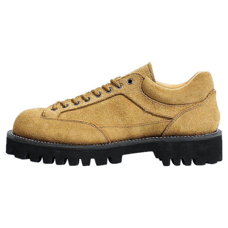 BLESS SHOE Mountain Hike固特异工艺低帮真皮登山鞋防水工装靴