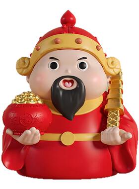 五路财神小摆件福气装饰好物