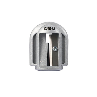 得力金属耐用卷笔刀小型迷你锌合金削笔器转笔刀铅笔刨男孩女孩儿童小学生学习用品美术生素描专用办公文具