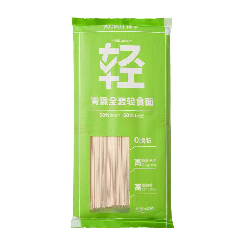 稞卡低GI检测80青稞挂面条低脂高蛋白低糖极低钠低升糖指数高纤友