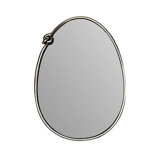 椭圆浴室镜高清艺术化妆镜带灯壁挂墙不规则洗漱台镜子异形装饰镜