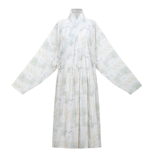 花朝记|小森林|明制汉服贴里大明蓬蓬裙拼布印花日常森系田园风