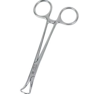 上海金钟帕巾钳尖头手术工具不锈钢提拉创巾钳布巾钳洞巾钳抓布钳