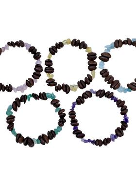 咖啡豆多巴胺水晶碎石手串