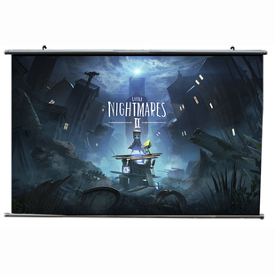 小梦魇2周边游戏收藏挂画 小小噩梦2周边布制装饰游戏海报