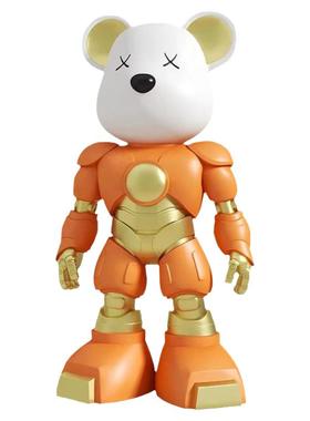 网红轻奢暴力熊变形金刚摆件高端