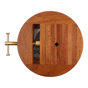 耘籍阁印床篆刻圆形可旋转底座转盘夹木固定器夹具工具套装工作印章雕刻台刻章实木雕刻黄铜印床纂刻床铜