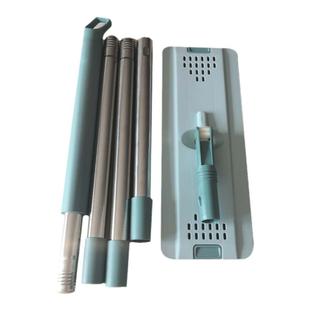 刮刮乐拖把杆配件懒人平板拖把头替换头墩布头免手洗家用一拖净