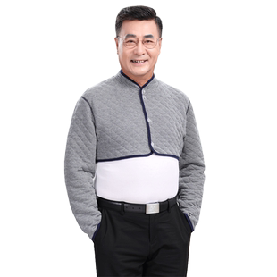 中老年护肩颈椎坎肩睡觉男女专用晚上保暖防寒四季纯棉披肩护肩膀