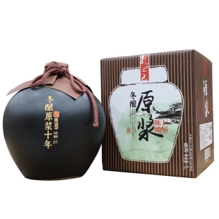 正宗中粮绍兴孔乙己黄酒手工冬酿原浆十年陈1L坛装半干糯米老酒