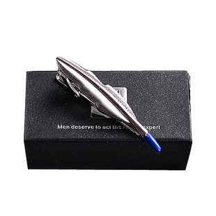 包邮新品韩版领夹男士欧版商务正装领带夹男配饰花式领针 礼盒装