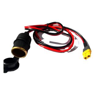 大功率车用XT60公母头转点烟器母座车载点烟器插头转XT60航母接头