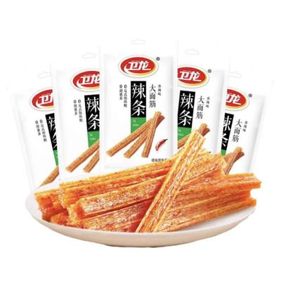 卫龙大面筋辣条网红爆款辣片宿舍麻辣小零食休闲食品小吃大礼包