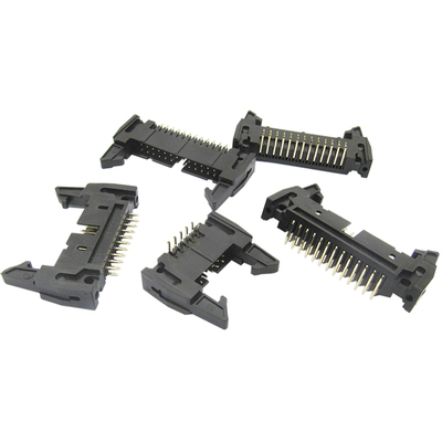 简易牛角插座直针弯针间距2.54mm