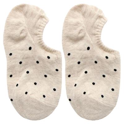 ETNA休闲防滑春夏女波点船袜现货