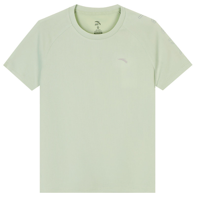 安踏速干衣女短袖t恤2026夏季新款透气跑步健身半袖羽毛球服上衣