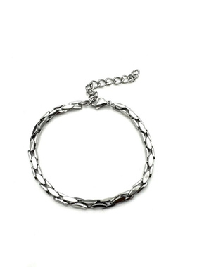 高级感金属异形手链男潮冷淡风