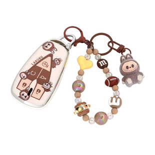 专用长安cs75plus钥匙套univ逸动欧尚x5车cs55第四三代二uint扣壳