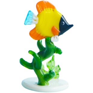 捡漏清仓特价处理琉璃玻璃摆件//各种小动物造景装饰摆设