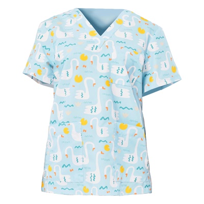 ZaqZeq/檀赫洗手印花护士服口腔