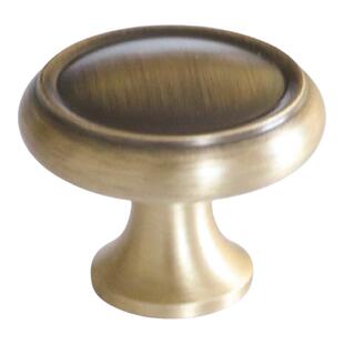 法式复古黄铜拉手衣柜门抽屉橱柜鞋柜美式古铜色轻奢柜门圆形把手