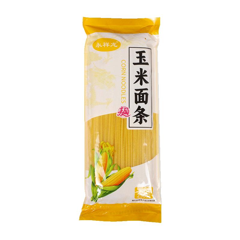 纯干正宗东北玉米面条粗粮面玉米挂面杂粮黄面条纯玉米面条 0脂肪